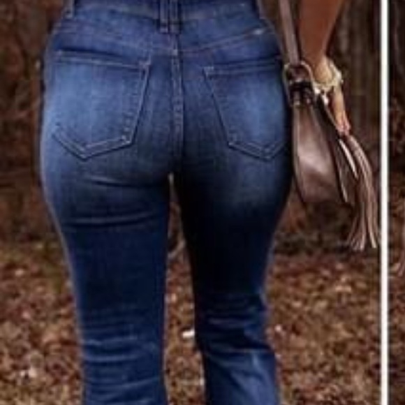 Brand new High waist bell bottom stretch Jeans - Picture 5 of 7